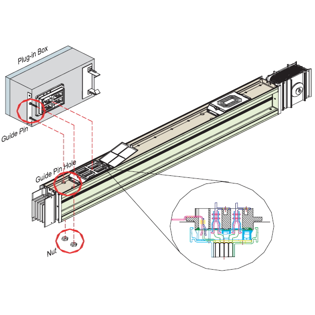 Two Port Baby Bus Way Plug In Feeder